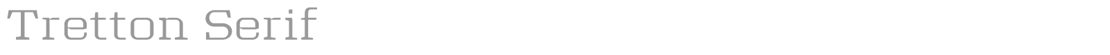 Tretton Serif font preview